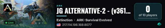JG ALTERNATIVE-2 - (v361.7) live status badge