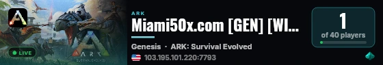 Miami50x.com [GEN] [WIPED AUG1] 5man/Shop/Kits/CrossPlay/12m - live status badge