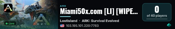 Miami50x.com [LI] [WIPED AUG1] 5man/Shop/Kits/CrossPlay/12ma - live status badge