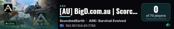 [AU] BigD.com.au | ScorchedEarth | Modded - No Wipes | Clust - live status badge