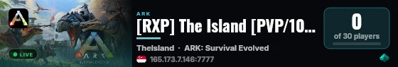 [RXP] The Island [PVP/10x/6Mth Wipe] - (v358.24) live status badge