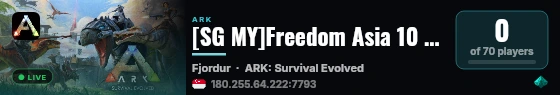 [SG MY]Freedom Asia 10 PVE 维京岛 - (v361.7) live status badge
