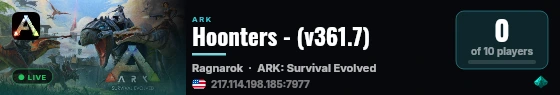 Hoonters - (v361.7) live status badge