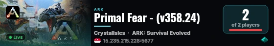 Primal Fear - (v358.24) live status badge