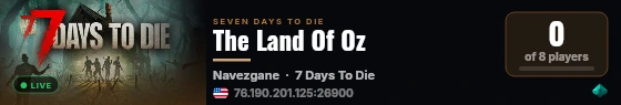 The Land Of Oz live status badge