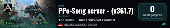 PPo-Song server - (v361.7) live status badge