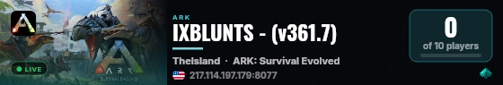 IXBLUNTS - (v361.7) live status badge