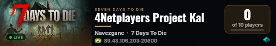 4Netplayers Project Kal live status badge