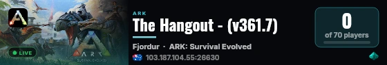 The Hangout - (v361.7) live status badge