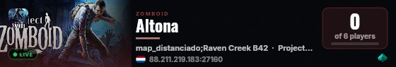 Altona live status badge