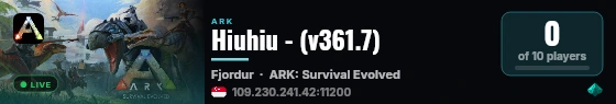 Hiuhiu - (v361.7) live status badge