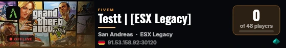 Testt | [ESX Legacy] live status badge