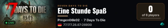 Eine Stunde Spaß live status badge