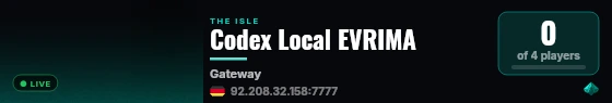 Codex Local EVRIMA live status badge