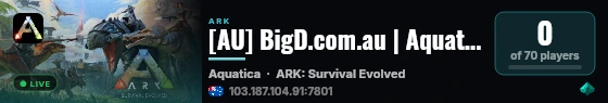 [AU] BigD.com.au | Aquatica | Modded - No Wipes | Cluster po - live status badge