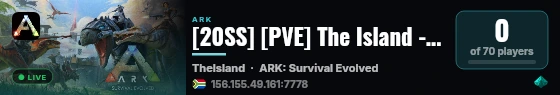 [20SS] [PVE] The Island - (v361.7) live status badge