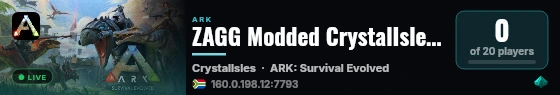 ZAGG Modded CrystalIsles 5x - discord.gg/pA9X4vuJCE - (v361.5) live status badge