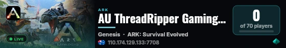 AU ThreadRipper Gaming PvE Genesis - (v358.24) live status badge