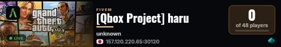 [Qbox Project] haru live status badge