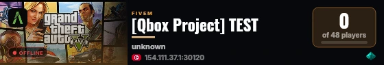 [Qbox Project] TEST live status badge