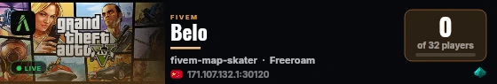 Belo live status badge