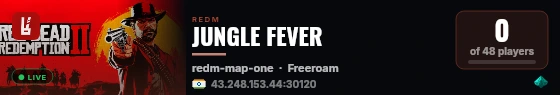JUNGLE FEVER live status badge