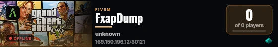FxapDump live status badge