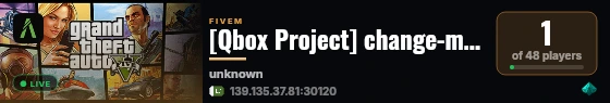 [Qbox Project] change-meD:\txData live status badge