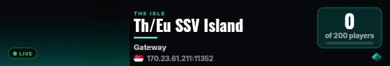 Th/Eu SSV Island live status badge