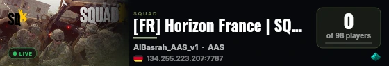 [FR] Horizon France | SQUAD | RAAS / INV live status badge