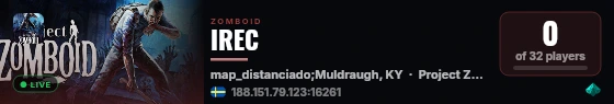 IREC live status badge