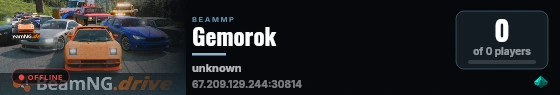 Gemorok live status badge
