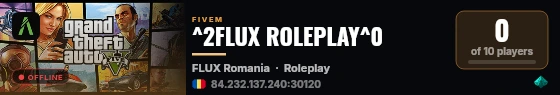 ^2FLUX ROLEPLAY^0 live status badge