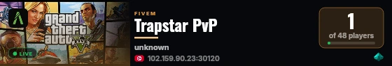Trapstar PvP live status badge