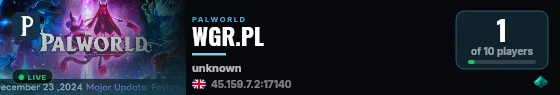 WGR.PL live status badge
