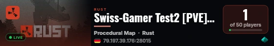 Swiss-Gamer Test2 [PVE] [CH/DE] [Whitelist] live status badge