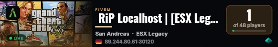  RiP Localhost | [ESX Legacy] live status badge