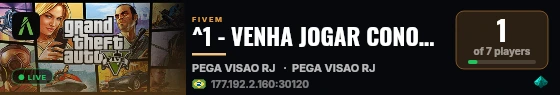 ^1 - VENHA JOGAR CONOSCO EM NOSSA CIDADE TEMÁTICA RIO DE JANEIRO COM SISTEMAS DE BAQUE live status badge