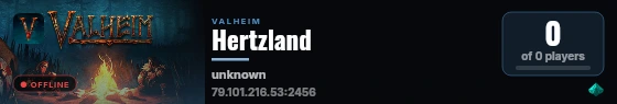 Hertzland live status badge