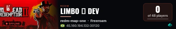 LIMBO ꩜ DEV live status badge