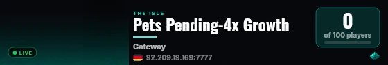 Pets Pending-4x Growth live status badge