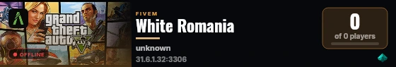 White Romania  live status badge
