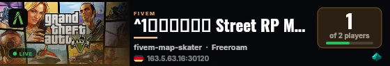 ^1🇲🇦🇩🇿🇹🇳 Street RP Maghreb live status badge