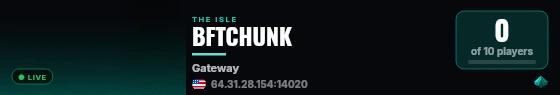 BFTCHUNK live status badge