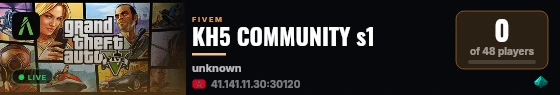 KH5 COMMUNITY s1 live status badge