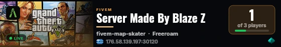 Server Made By Blaze Z live status badge
