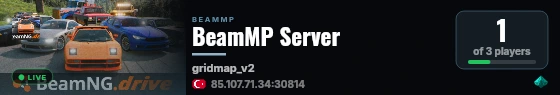 BeamMP Server live status badge