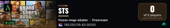 STS live status badge