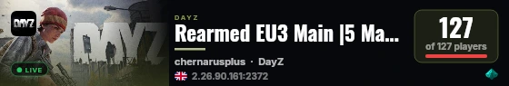 Rearmed EU3 Main |5 Man Max 23.08 live status badge