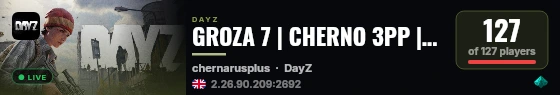 GROZA 7 | CHERNO 3PP |SOLO DUO RIO| RU | PVP |WIPE 23.08 live status badge